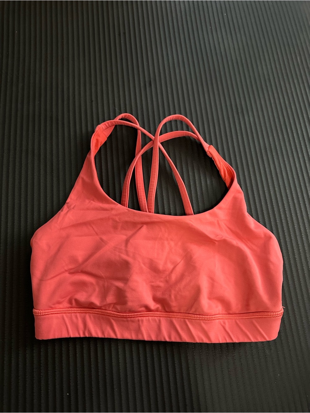 Lululemon Women’s Strappy Sports Bra - Coral Pink